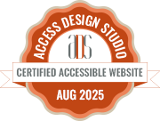 Access Design Studio – Certified Accessible Wesbite, August 2025
